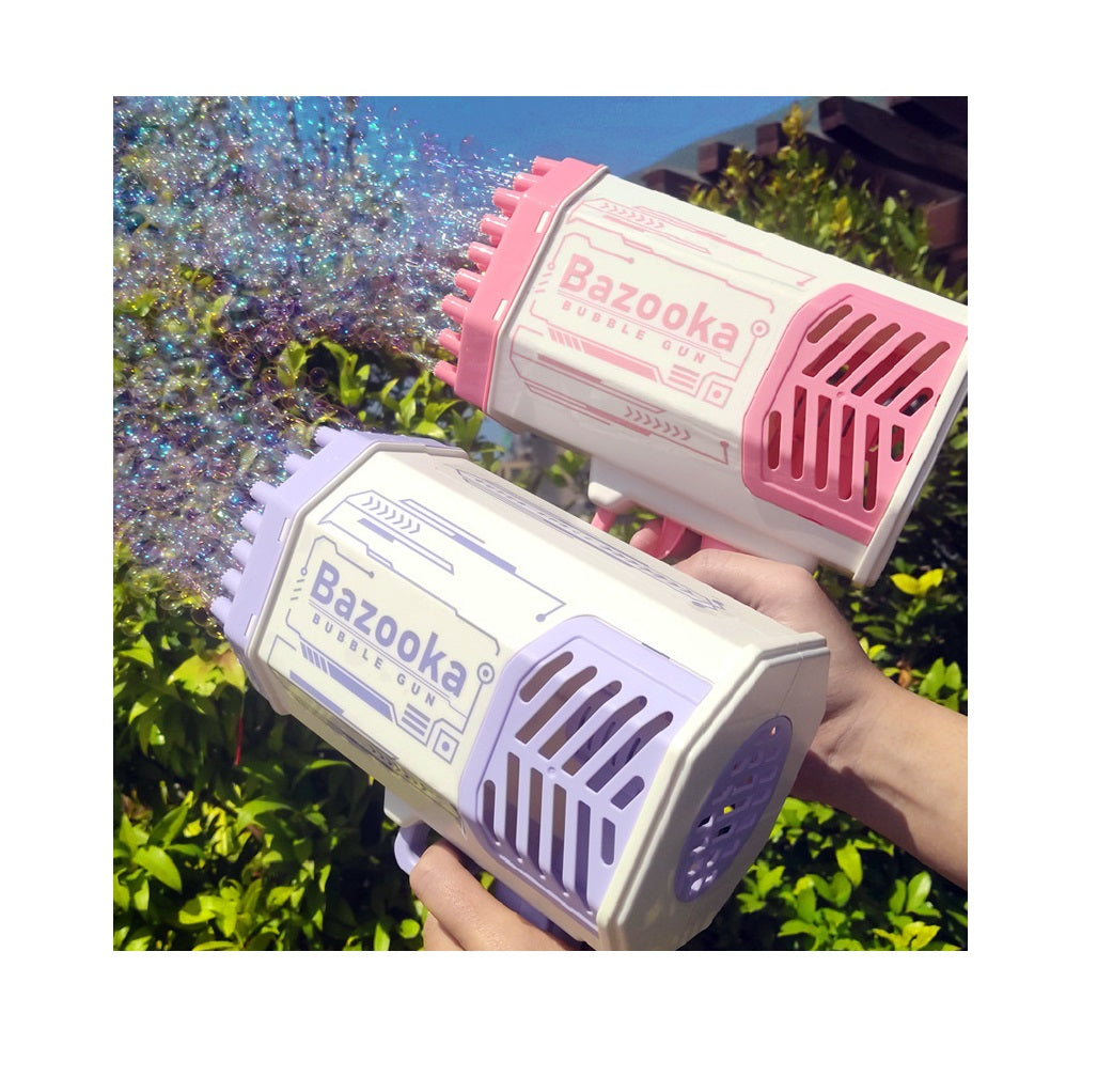 Rocket Boom Bubble Gun - Burbujas y Luces LED en Cada Disparo!