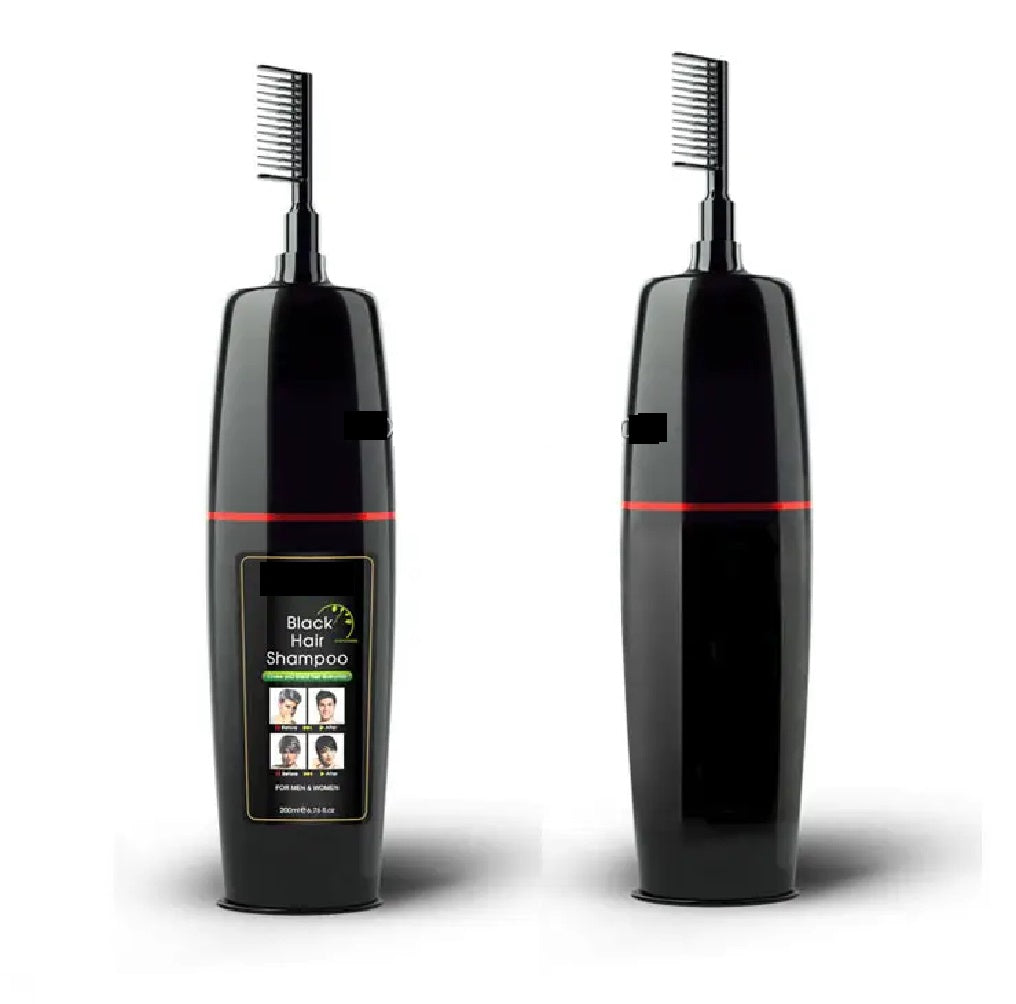 Shampoo Negro Con Peine 250ml