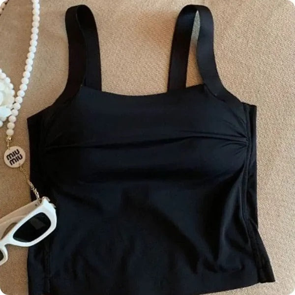 Blusa Sujetador 2 en 1 – Comodidad y Estilo Sin Complicaciones