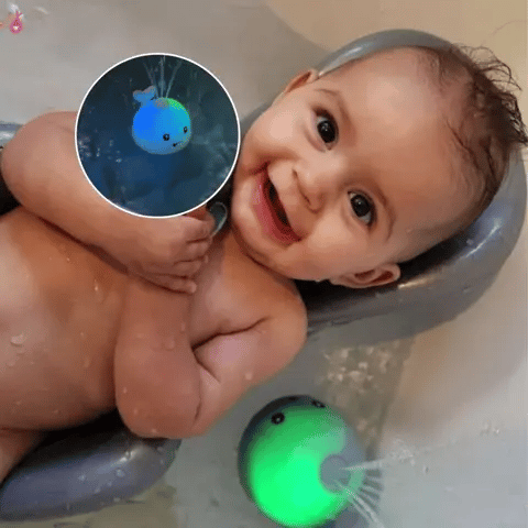 Ballenita LED - Genera Momentos Agradables Con tu Bebe en la Ducha o Piscina - 40%OFF Stock Limitado