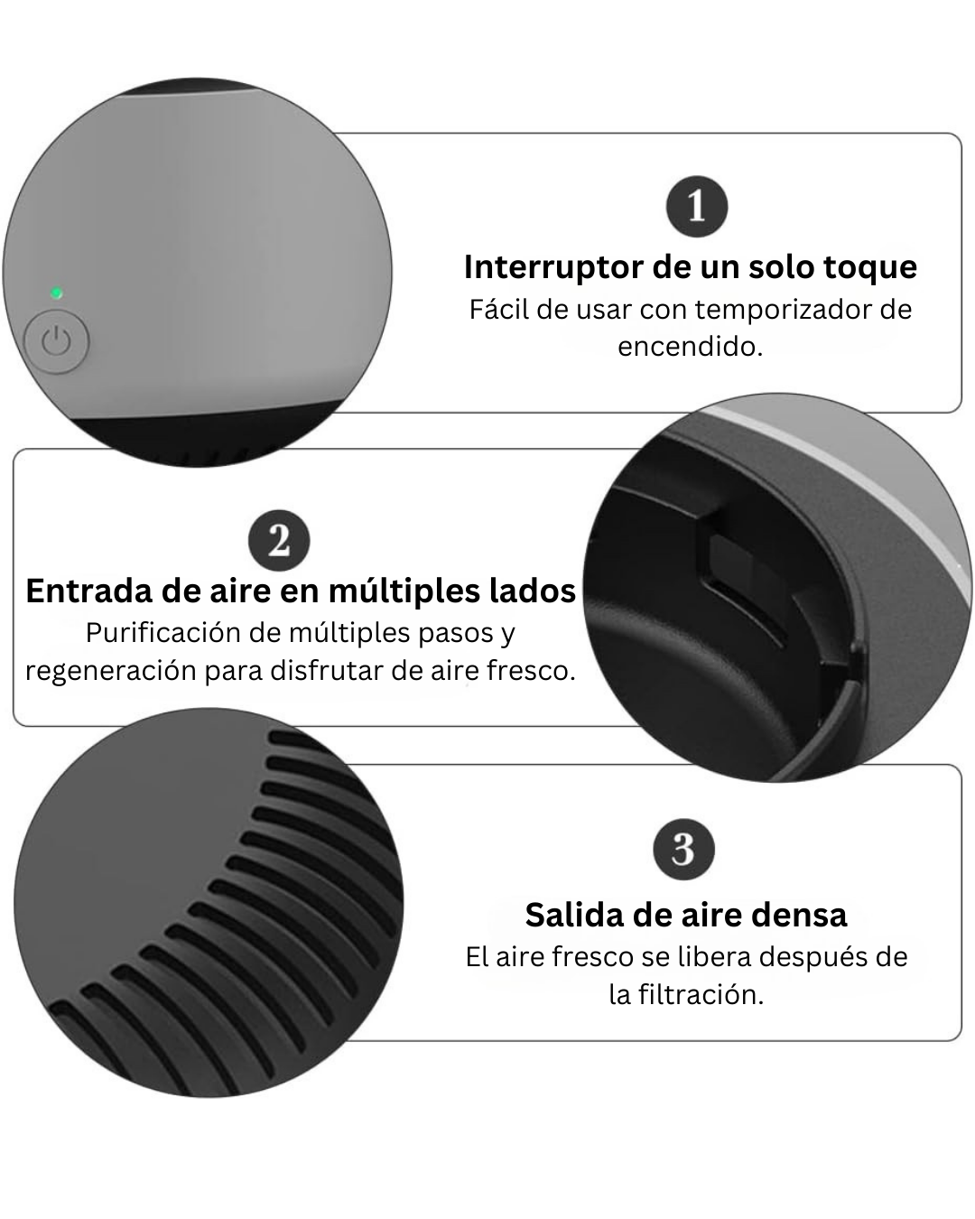 Cenicero Purificador De Aire