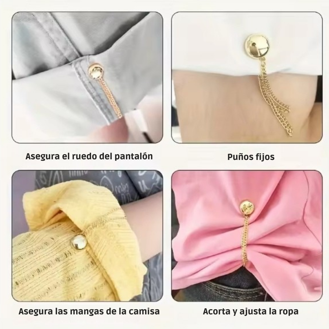 Magic Clip – Clips Magnéticos para Ropa (Set x4 Unidades) + OFERTAS