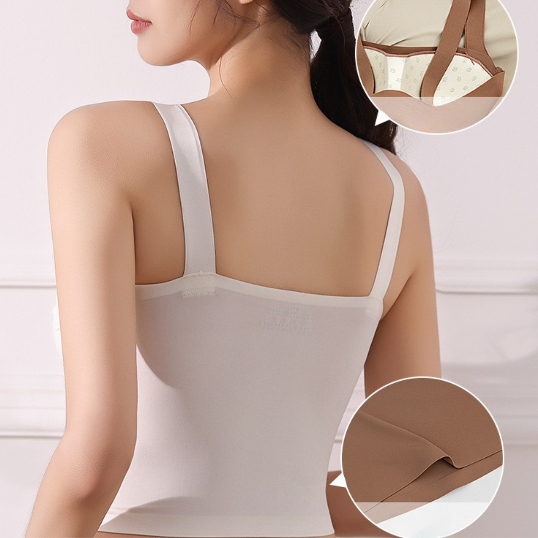 Blusa Sujetador 2 en 1 – Comodidad y Estilo Sin Complicaciones