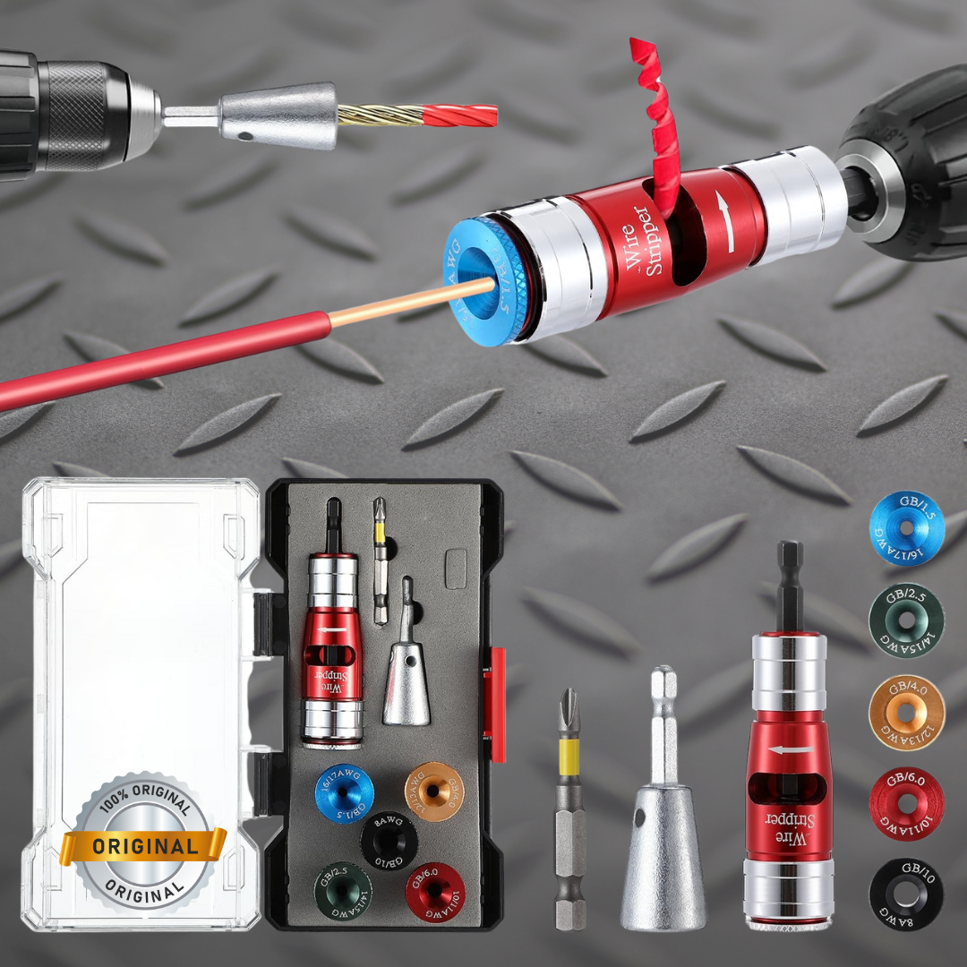 PelaCables 8 en 1 – Pela, trenza y atornilla en Aluminio al Carbono y Aleación de Acero – 40% OFF solo hasta medianoche