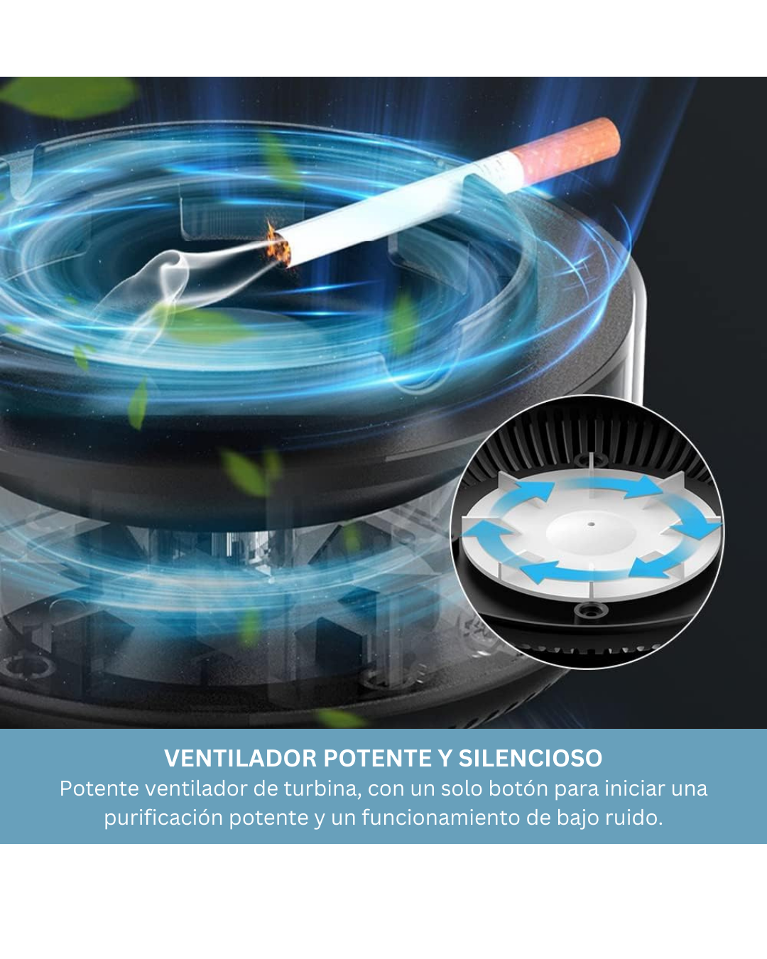 Cenicero Purificador De Aire