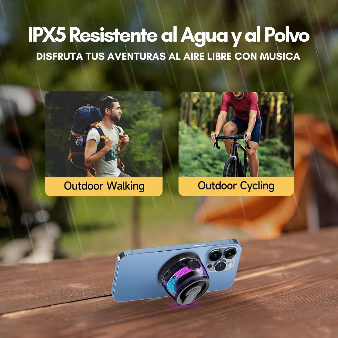 Sound Pro - Parlante Magnético Resistente al agua y al Polvo