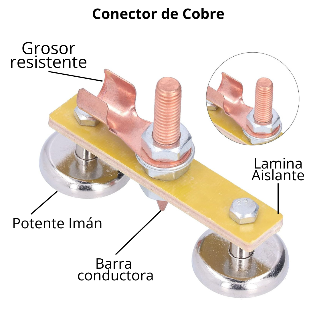 Cabezal Soporte Para Soldadura con Doble Imán