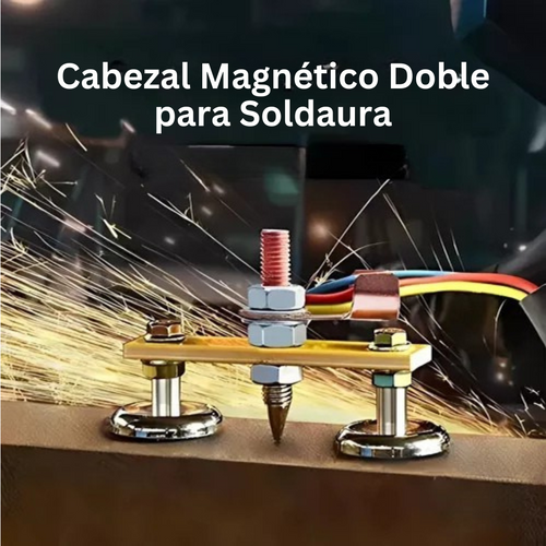 Cabezal Soporte Para Soldadura con Doble Imán