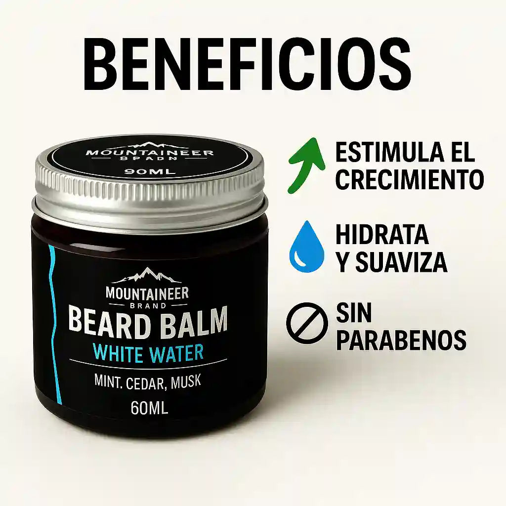 Bálsamo para Barba - Minoxidil, Vitamina E + Ingredientes Naturales