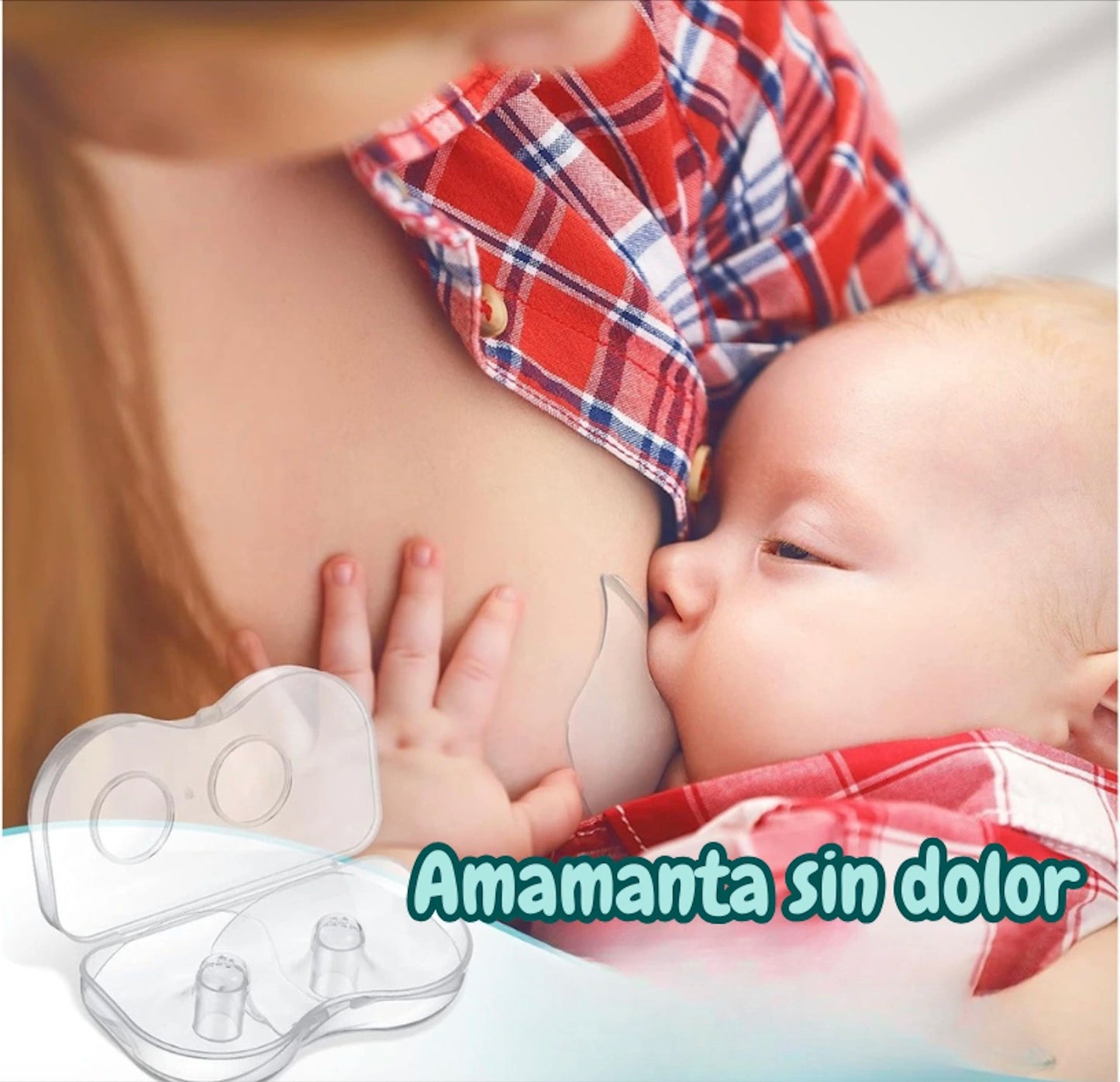 Protector de Pezones en Silicona Para Lactancia - Amamanta sin Dolor