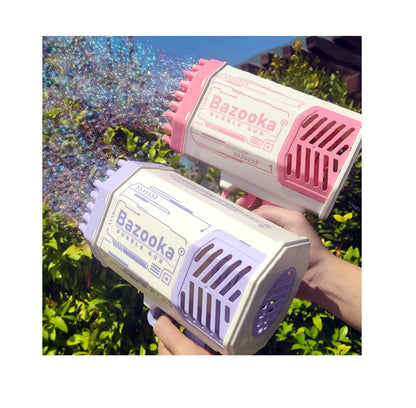 Rocket Boom Bubble Gun - Burbujas y Luces LED en Cada Disparo!