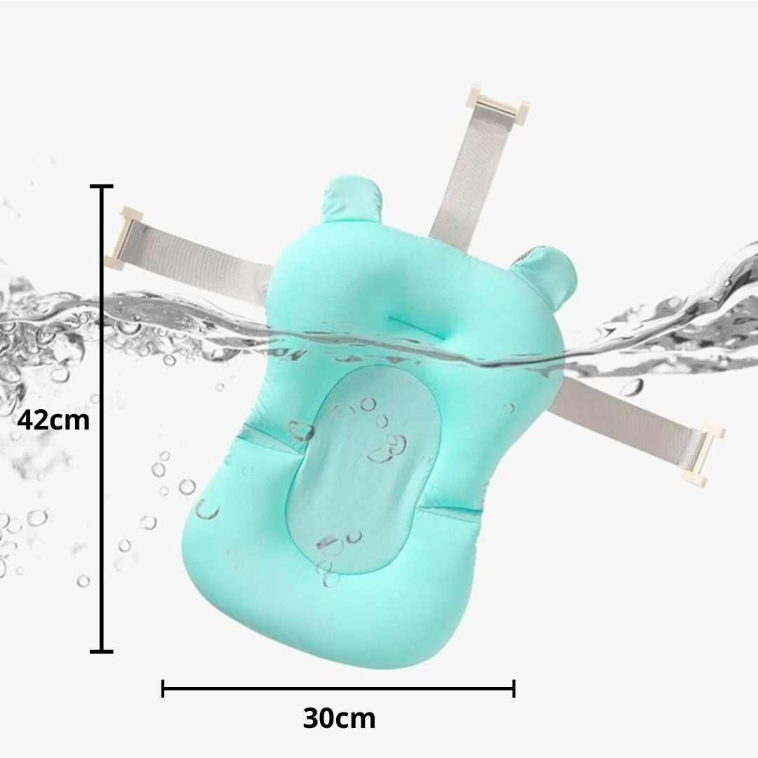 Bañera Plegable con Termómetro + Cojín