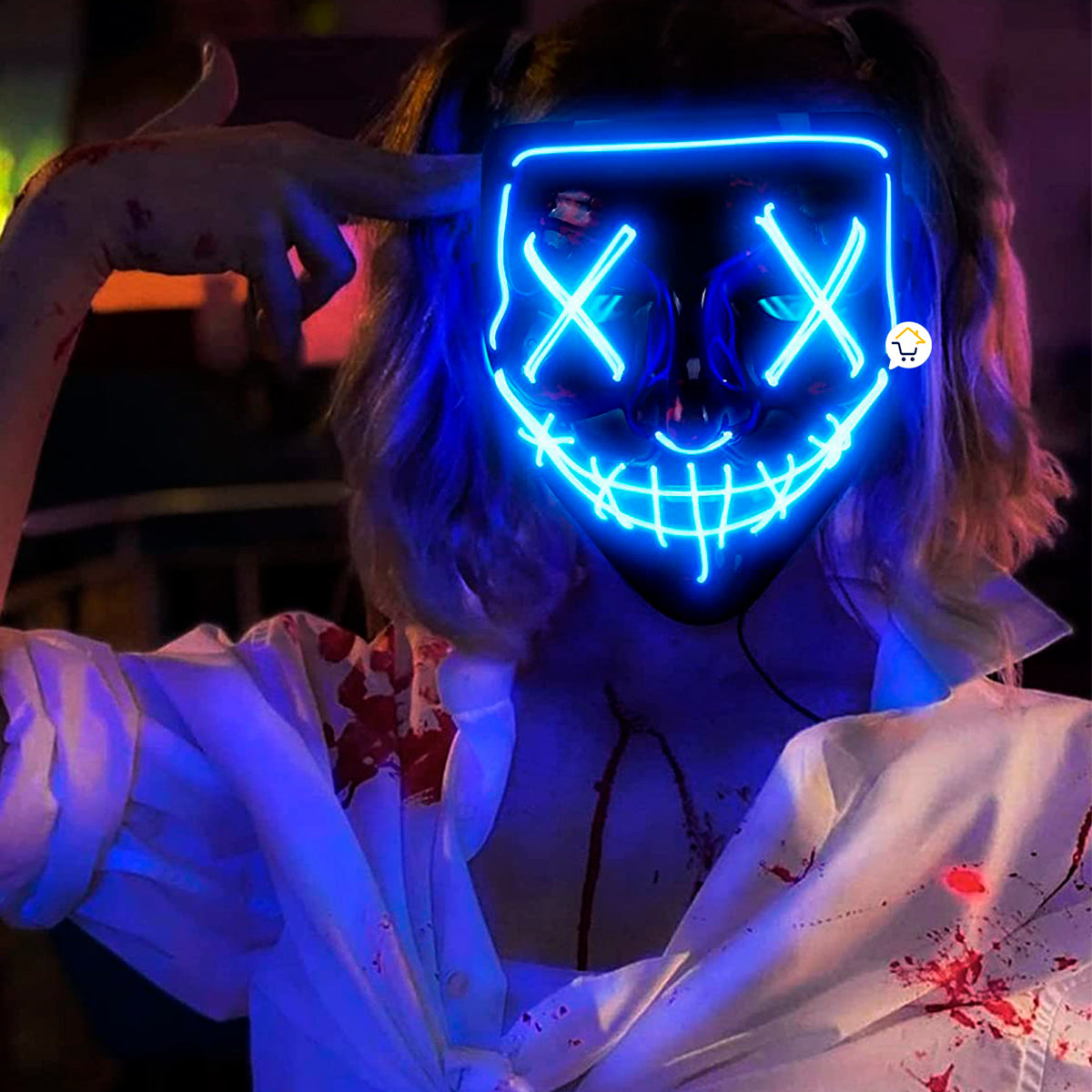 Mascara Luminosa Purga Disfraz C2007