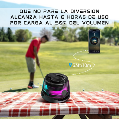 Sound Pro - Parlante Magnético Resistente al agua y al Polvo