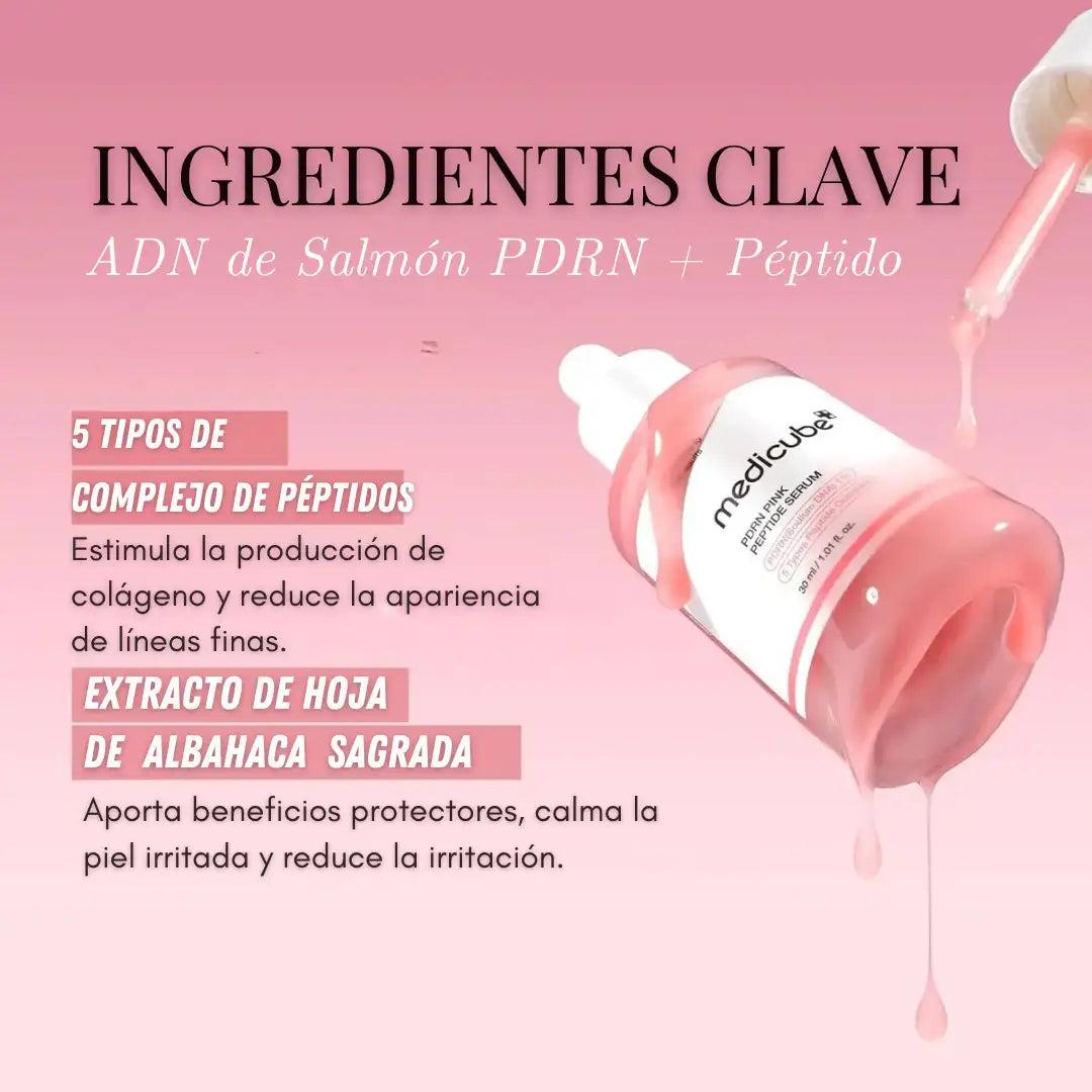 SERUM DE ADN DE SALMON MEDICUBE PDNR 30 ML - Piel Sana y Brillante - Oferta Limitada Únicamente Por Este Fin De Semana 🔥 📲 ⏳