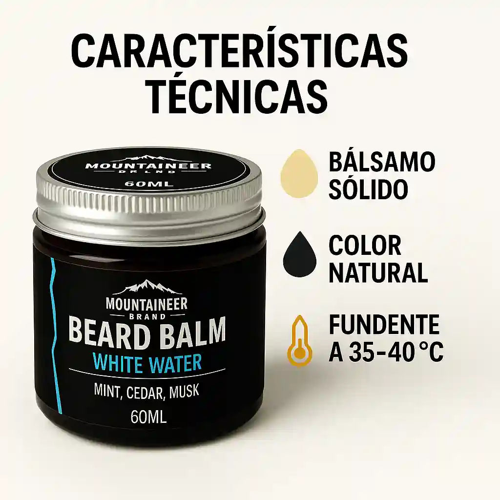 Bálsamo para Barba - Minoxidil, Vitamina E + Ingredientes Naturales