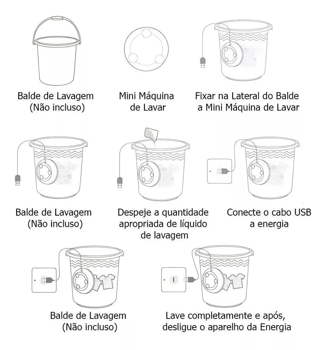 Turbina Mini Lavadora
