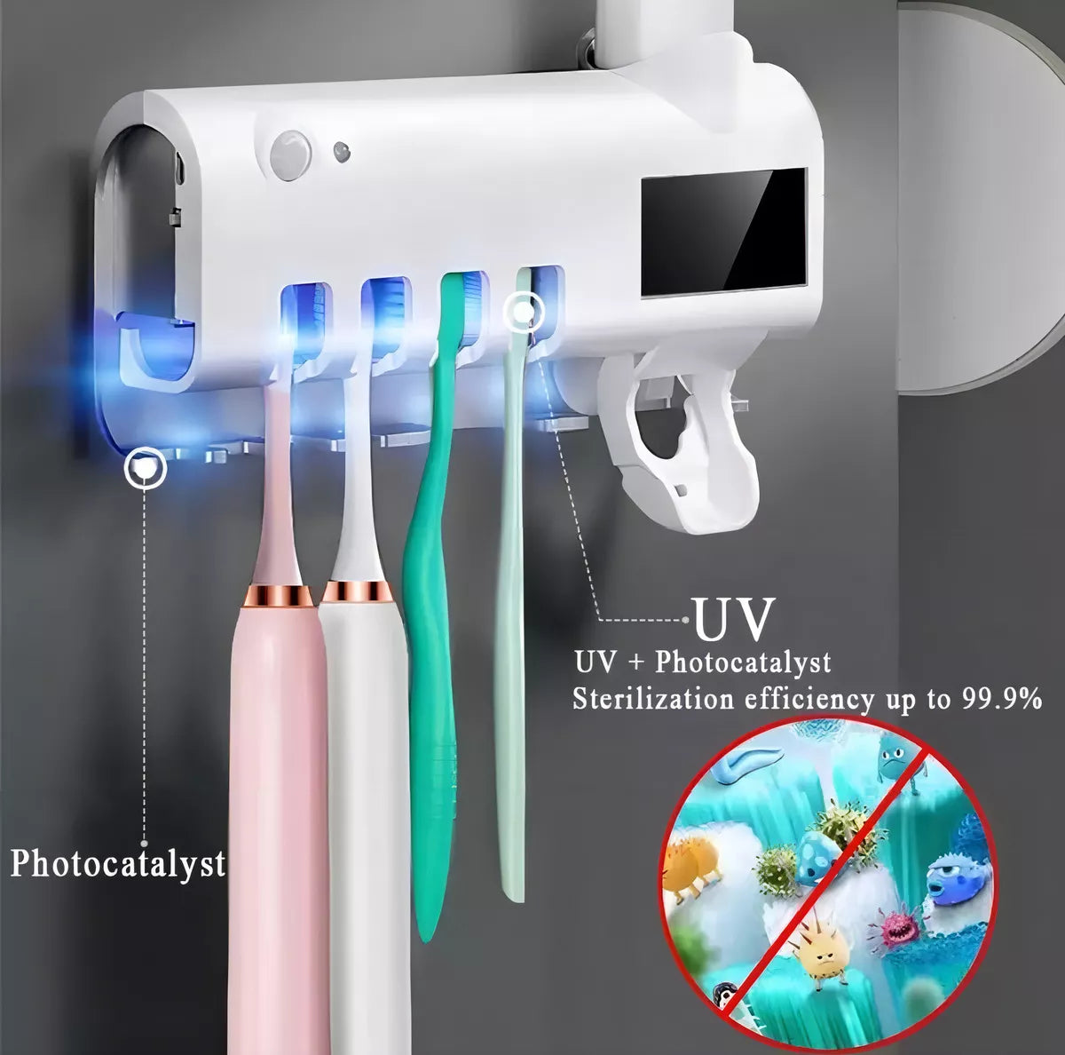 Esterilizador UV para Cepillos de Dientes – Protección Total contra Bacterias