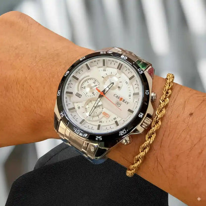 Reloj CassRay K6844 – Elegancia de Acero Que Se Siente en Cada Movimiento