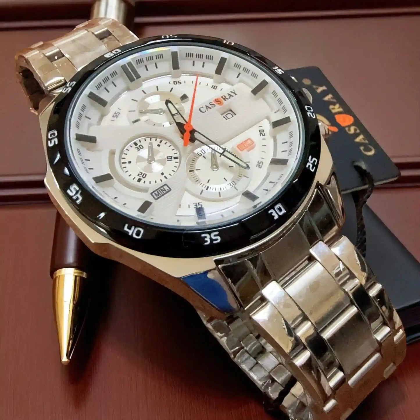 Reloj CassRay K6844 – Elegancia de Acero Que Se Siente en Cada Movimiento