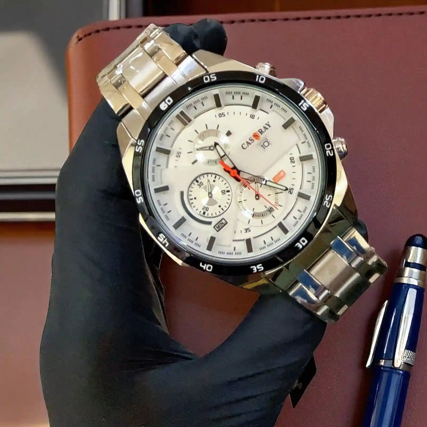 Reloj CassRay K6844 – Elegancia de Acero Que Se Siente en Cada Movimiento