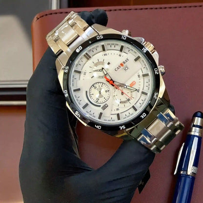 Reloj CassRay K6844 – Elegancia de Acero Que Se Siente en Cada Movimiento