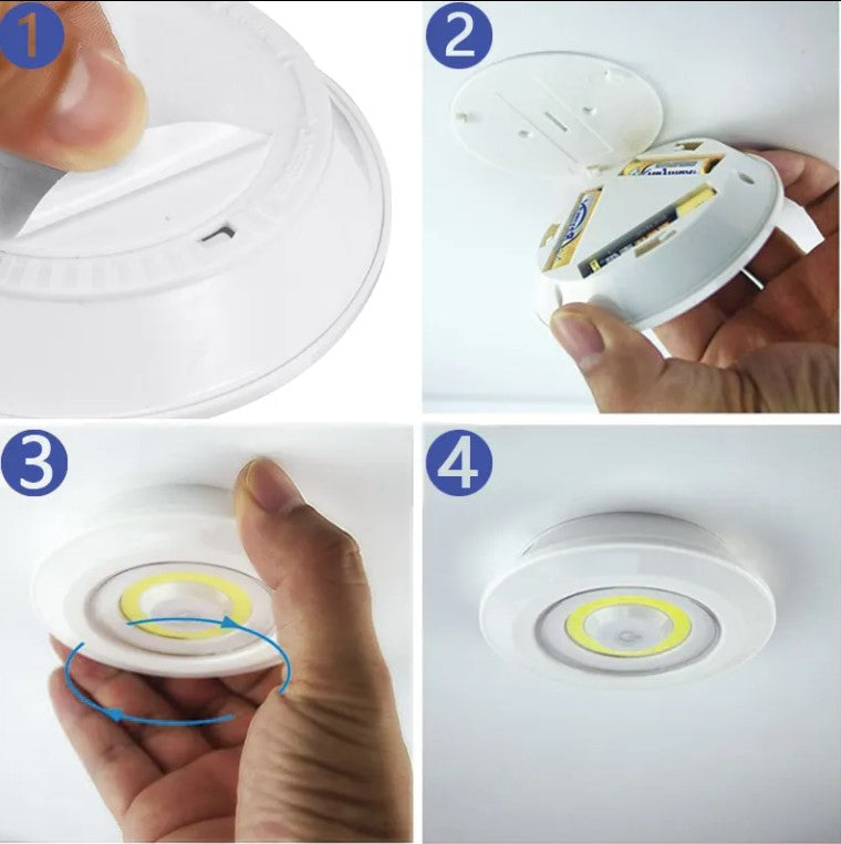 Juego 3 Luces Led Inalambricas