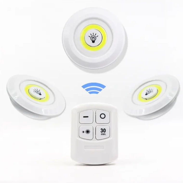 Juego 3 Luces Led Inalambricas