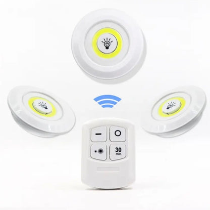 Juego 3 Luces Led Inalambricas