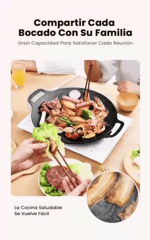 Sartén Parrilla Coreana - Sabores Premium, Comida De Calidad - 35% OFF