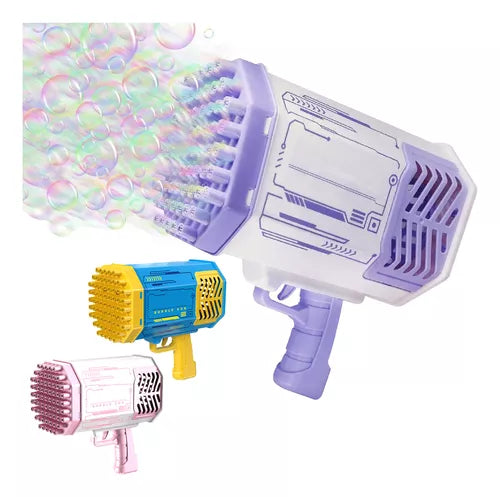 Rocket Boom Bubble Gun - Burbujas y Luces LED en Cada Disparo!